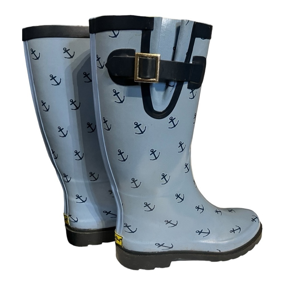 Western Chief Size 5 Chief Tall Blue Rain Boots - Picture 8 of 8